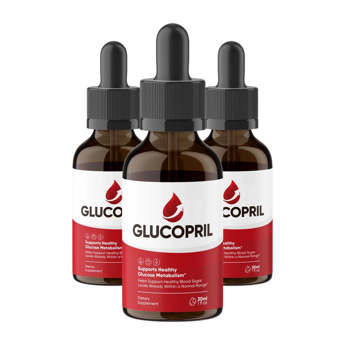 GlucoPril three-bottle bundle